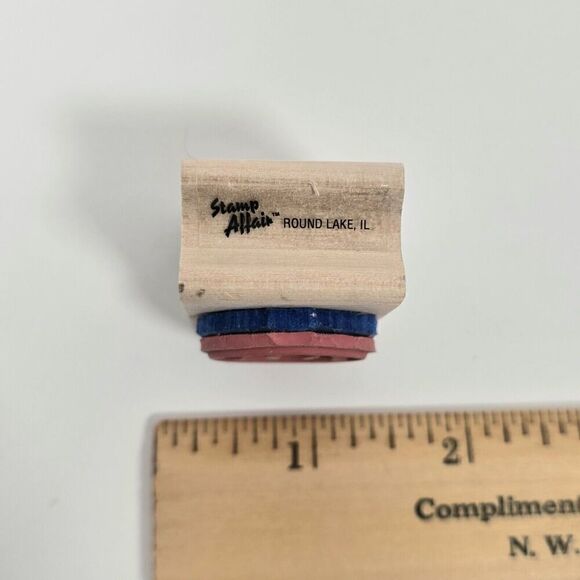 Lot of 9 Rubber Stamps Wood Mounted Mixed Themes Arts And‎ Crafts - Picture 15 of 16